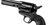 Marui SAA .45 Artillery 5,5" Spring Revolver, Black