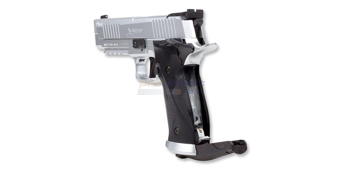 Sig Sauer P X Five Ilmapistooli Mm Co Rihlattu Hopea