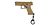 Diablo Keychain Glock 19, Tan