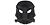 Diablo Chastener II Mask, Black