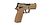 Sig Sauer P320 M18 Proforce Gas, Metal Tan