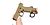 Diablo Keychain Glock 19, Tan