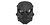 Diablo Chastener II Mask, Black