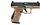 Umarex T4E Walther PPQ M2 .43 pistol, dualtone