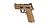 Sig Sauer P320 M18 Proforce Gas, Metal Tan