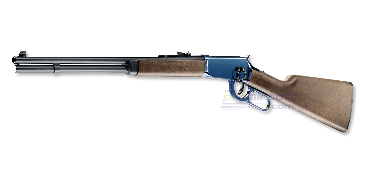 Umarex Cowboy Lever Action CO2 4.5mm Air Rifle, Blued - Rifles 4.5 mm /.177  Cal. - ProAirsoft - Suomen johtava airsoftliike