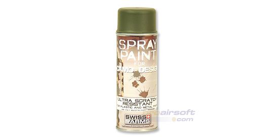 Camouflage Paint Spray Black 400ml - KRYLON